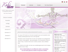 Tablet Screenshot of kahi-healing.com